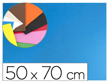 [2043362] LIDERPAPEL - GOMA EVA 50X70CM 60G/M2 ESPESOR 1.5MM AZUL (Ref.GE39)