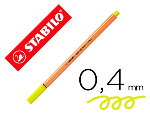 [9072009] STABILO - Rotulador Point 88 colores surtidos trazo 0,4 mm (Ref.88/024)