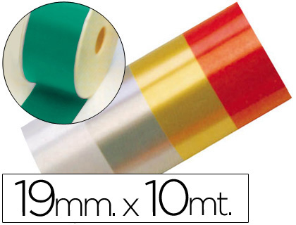 [2015522] CINTA FANTASIA 10 MT X 19 MM VERDE (Ref.2412-50)