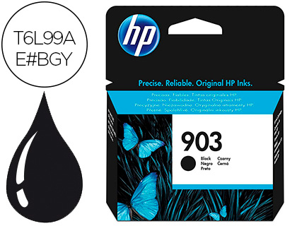 [9064121] HP ( HEWLETT PACKARD ) - 903 Cartuchos ORIGINALES Negro (Ref.T6L99AE#BGY)
