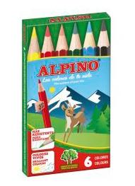 [2028324] ALPINO - LAPICES DE COLORES 651 C/DE 6 COLORES CORTOS (Ref.AL010651)