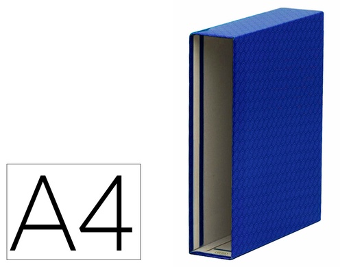 [9159935] ELBA - Caja archivador de palanca carton forrado din A4 lomo 85 mm azul (Ref. 100580154)