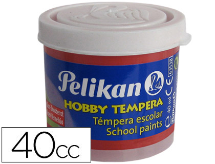 [2007897] PELIKAN - TEMPERA HOBBY 40 CC BERMELLON -N.58 (Ref.63538)
