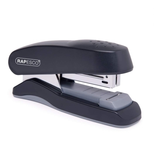 [2154333] RAPESCO - Grapadora agarre plano capacidad 30 hojas usa grapas 24/6 y 26/6 color negro (Ref. 1064)