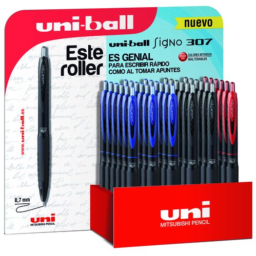 [9932552] UNI-BALL - ROLLER GEL RT. SIGNO 307 0,7 (UMN-307) EXPOSITOR de 36 (Ref.182634486)