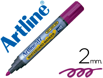 [2025670] ARTLINE - ROTULADOR PIZARRA OLETA -PUNTA REDONDA 2 MM -TINTA DE BAJO OLOR (Ref.EK-517 VI)