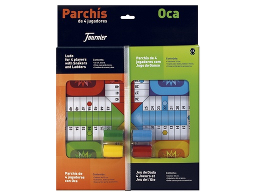 [2043758] FOURNIER - PARCHIS CON OCA TABLERO PEQUEÑO 42,5X33X4,45X33X4,4 (Ref.29471)