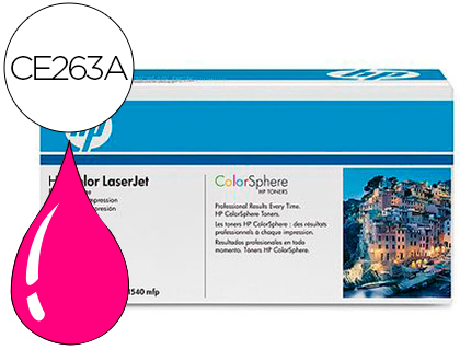 [9048810] HP ( HEWLETT PACKARD ) - Toner Laser ORIGINALES 648A Magenta (Ref.CE263A)