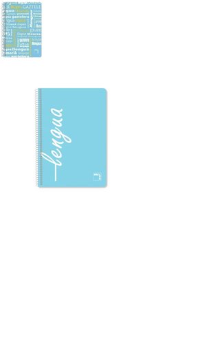 [9933287] PACSA - BLOCK ASIGNATURAS tapa PP Fº 80h CUADRIC.4x4 90g LENGUAJE (Ref.16525)