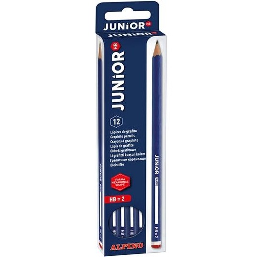 [9073099] ALPINO - Lápiz DE GRAFITO HB CON ESPACIO PARA EL NOMBRE (Ref.JU015012)