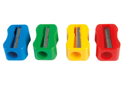 [2075499] MOR - Sacapuntas/Afilalapices DE PLASTICO 1 USO SIN TORNILLO FORMA RECTANGULAR ERGONOMICA (Ref.03060000)