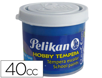 [2012955] PELIKAN - TEMPERA HOBBY 40 CC CYAN -N.127 (Ref.63577)