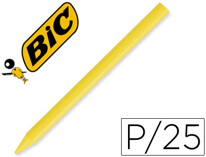 [9027604] PLASTIDECOR - Caja 25 CERAS ES 04 AMARILLO (Ref.816971)