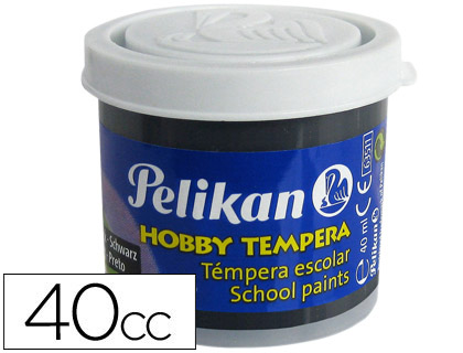 [2007898] PELIKAN - TEMPERA HOBBY 40 CC NEGRO -N.11 (Ref.63511)