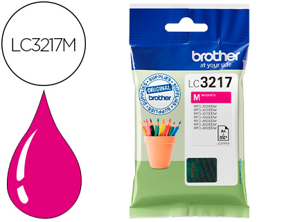 [2154822] BROTHER - Cartuchos ORIGINALES Inyección De Tinta magenta 550 páginas MFC-J6530DW/J6930DW LC-3217M (Ref.LC3217M)