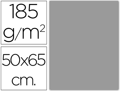 [9021037] CANSON - Cartulina IRIS 50x65 cm Gris perla 185 gr (Ref.200040243)