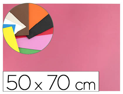 [2043359] LIDERPAPEL - GOMA EVA 50X70CM 60G/M2 ESPESOR 1.5MM ROSA (Ref.GE19)