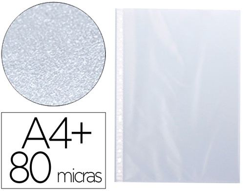 [2068456] Q-CONNECT - Funda multitaladro q-connec folio 80mc piel de naranja bolsa de 10 unidades (Ref. KF16914)