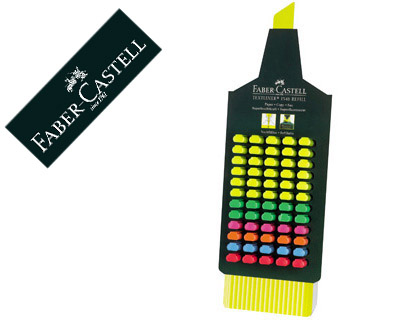 [9054131] FABER CASTELL - Exp 60 MARC FLUOR TEXTLINER 48 - (Ref.154833)