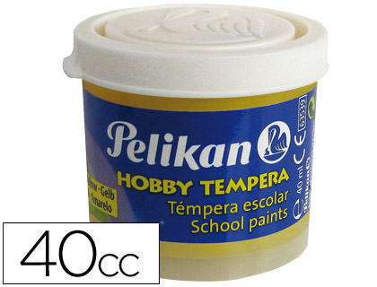 [2007894] PELIKAN - TEMPERA HOBBY 40 CC. AMARILLO -N.59A (Ref.63539)