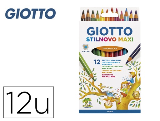 [9058477] FILA - Est.12 LÁPICES COLOR MEGA-TRI (Ref.220600)