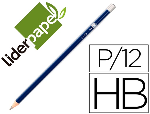 [2054954] LIDERPAPEL - LAPIZ DE GRAFITO SIN GOMA TRIANGULAR (Ref.LL03)