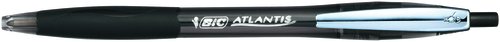 [1150485] BIC - Bolígrafo retractil Atlantis Premium negro (Ref.902133)