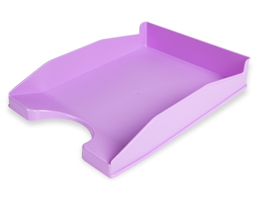 [2156692] Q-CONNECT - Bandeja sobremesa plastico lavanda opaco 240x70x340 mm (Ref. KF17250)
