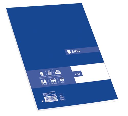 [1740007] ENRI - Resmilleria 100h A4 Liso (Ref.100430061)