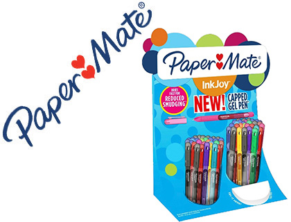 [2155468] PAPER MATE - PAPERMATE - Boligrafo inkjoy gel 600 expositor de 60 unidades colores surtidos (Ref. 2036161)
