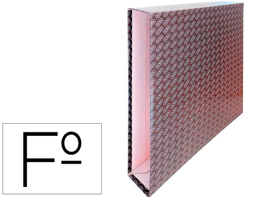 [2159938] ELBA - Caja archivador de palanca carton forrado folio lomo 65 mm negro (Ref. 100580160)