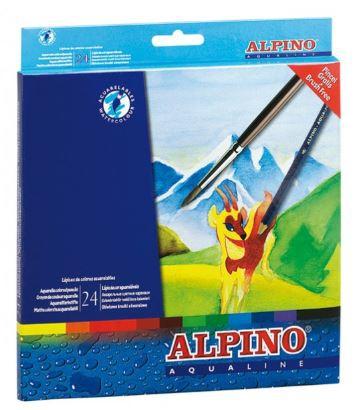 [9936054] ALPINO - LAPICES ACUARELABLES AQUALINE estuche de 24 (Ref.AL000131)