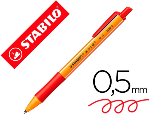 [9072019] STABILO - Boligrafo POINTBALL RO (Ref.6030/40)