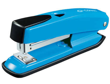 [2031631] Q-CONNECT - GRAPADORA PLASTICO ABS AZUL -CAPACIDAD 20 HOJAS (Ref.KF02151)