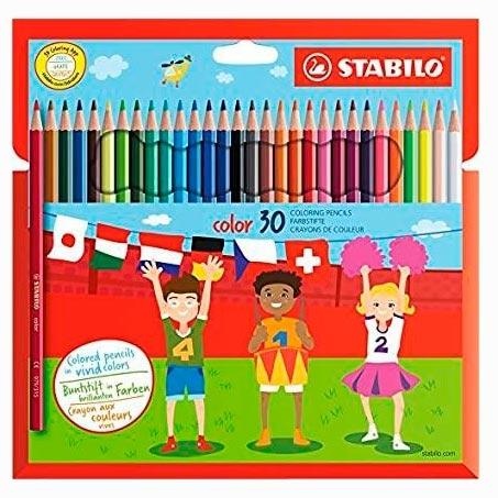 [9936998] STABILO - LAPICES de COLORES COLOR ESTUCHE de 30 (Basicos + Fluor) (Ref.1930/77-11)