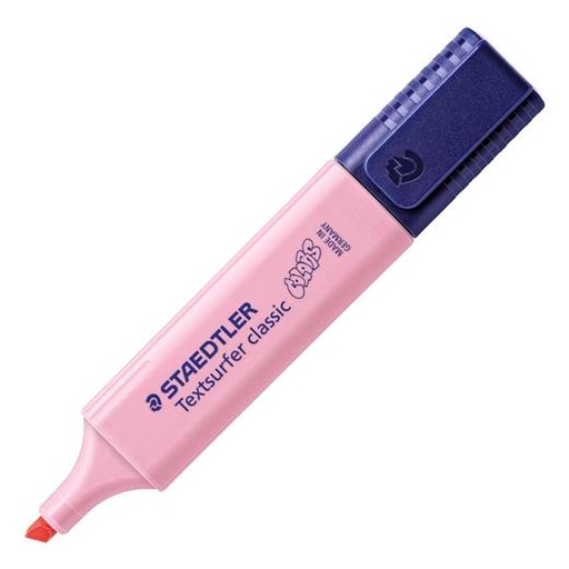 [9931600] STAEDTLER - MARCADOR FLUOR 364 TEXTSURFER CLASSIC PASTEL&VINTAGE CARMIN CLARO (Ref.364 C-210)