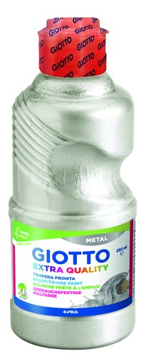 [9073631] FILA - Temperas 250 ml Metalizado plata Lavable (Ref.531402)