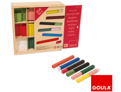 [2054862] DISET - JUEGO DIDACTICO REGLETAS 10 X 10 CAJA INDIVIDUAL (Ref.51106)