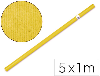 [2023303] LIDERPAPEL - PAPEL KRAFT -AMARILLO ROLLO 5X1 MT (Ref.PK01)