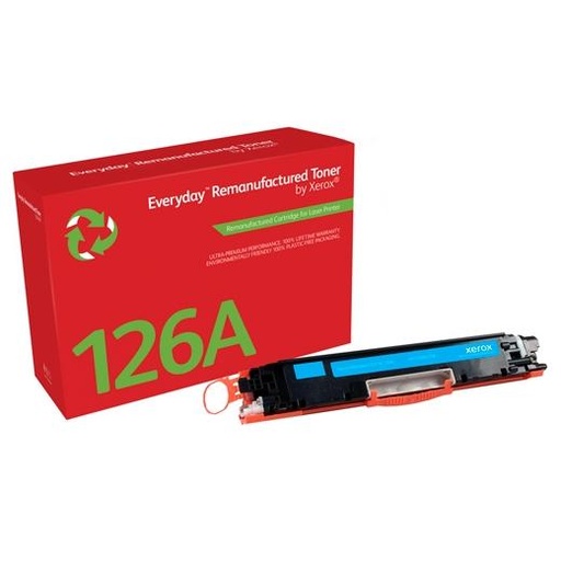 [1408820] XEROX - OFFICE - Toner Laser COMPATIBLES Cyan HP 126 A(CE311A) (Ref.106R02258)