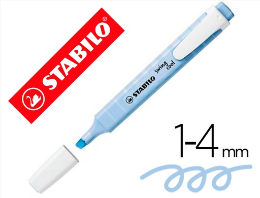 [9160468] STABILO - Rotulador fluorescente swing cool pastel azul nublado (Ref. 275/111-8)