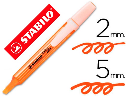[2039264] STABILO - ROTULADOR MARCADOR FLUORESCENTE SWING COOL NARANJA (Ref.275/54)