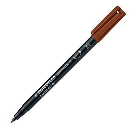 [9935871] STAEDTLER - ROTULADOR PERMANENTE 317 LUMOCOLOR (M) MARRON (Ref.317-7)