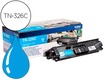 [9063891] BROTHER - Toner Laser ORIGINALES TN-326C Cyan (Ref.TN326C)