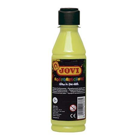 [9931062] JOVI - TEMPERA LIQUIDA FOSFORESCENTE 250 ml (botella) AMARILLO (Ref.51902)