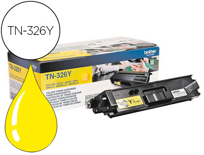 [9063893] BROTHER - Toner Laser ORIGINALES TN-326Y Amarillo 3.500pg (Ref.TN326Y)