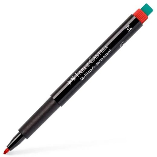 [9931140] FABER CASTELL - ROTULADOR PERMANENTE FABER-CASTELL MULTIMARK M ROJO (Ref.152521)
