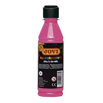 [9931064] JOVI - TEMPERA LIQUIDA FOSFORESCENTE 250 ml (botella) MAGENTA (Ref.51908)