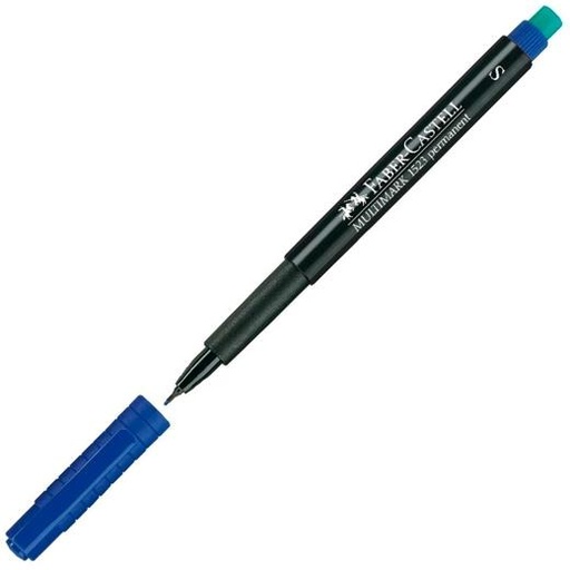 [9931134] FABER CASTELL - ROTULADOR PERMANENTE FABER-CASTELL MULTIMARK S AZUL (Ref.152351)