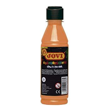 [9931063] JOVI - TEMPERA LIQUIDA FOSFORESCENTE 250 ml (botella) NARANJA (Ref.51906)